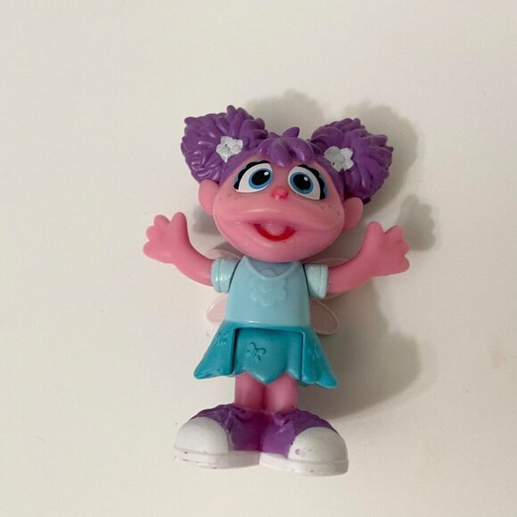 Sesame Street Abby Cadabby Mini Figure with Wings 3 Inch Toy Flowers - Picture 7 of 14